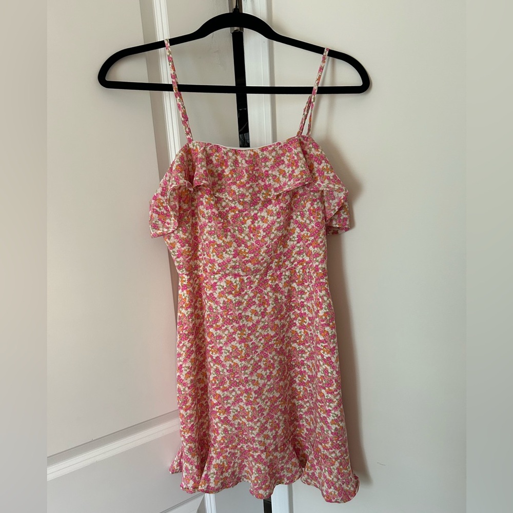 Altar’d State Floral Pink Mini Dress